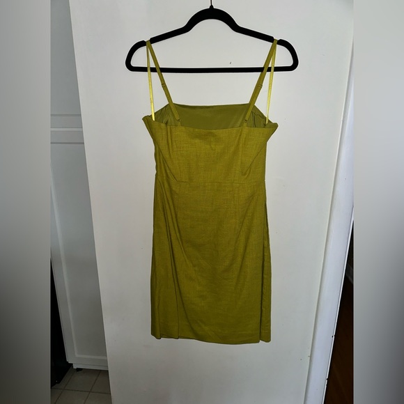 RW&CO Green Linen Dress Size 4 - Picture 2 of 4
